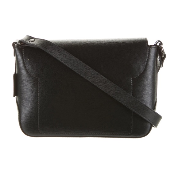 Longchamp Roseau Classic Pebbled Black Leather Crossbody - Picture 2 of 11